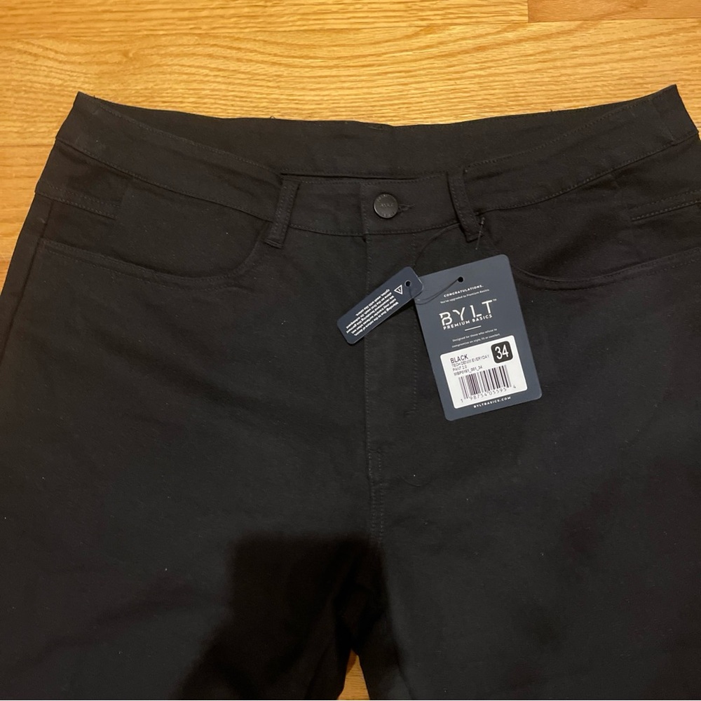 BYLT Basics Jet Black Slim Fit Jeans